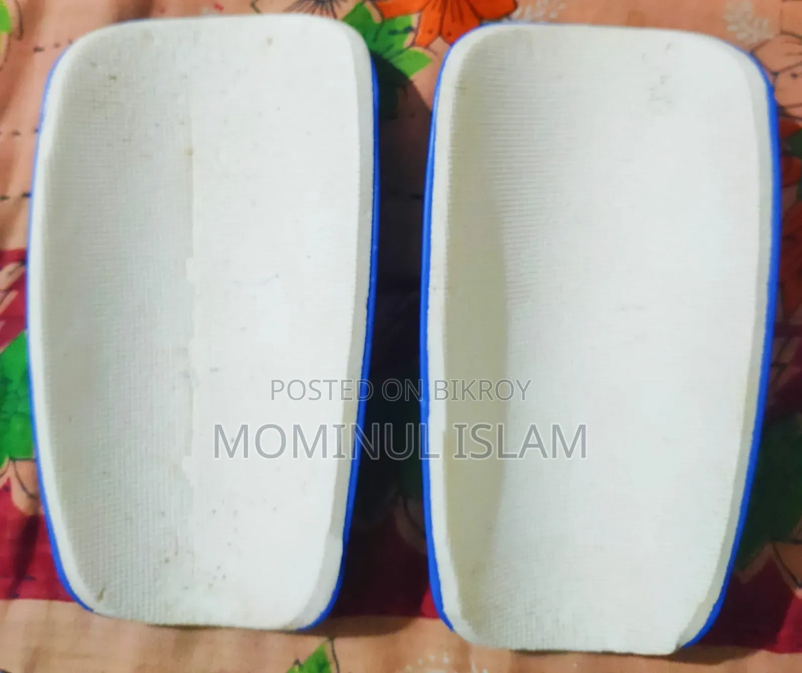 High-Quality Blue Shin Guards for Football