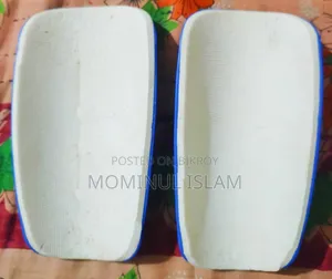 High-Quality Blue Shin Guards for Football