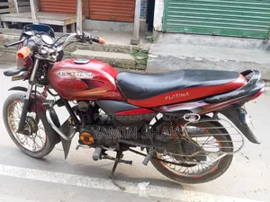 New Bajaj Platina 100 2012 Red