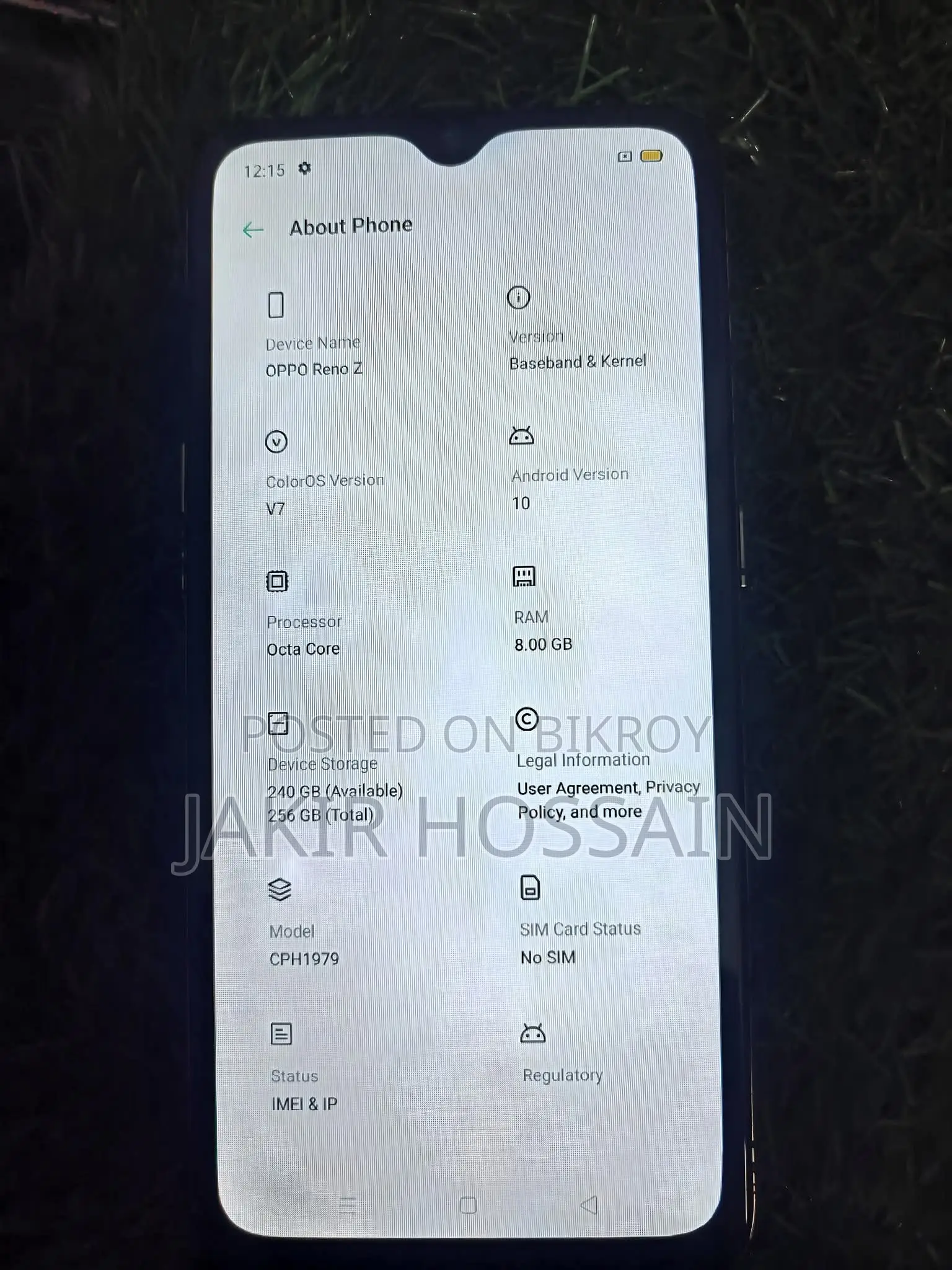 Oppo Reno Z 256 GB White