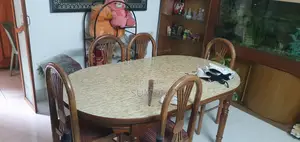 সেগুন কাঠের ৬ চেয়ারের ডাইনিং টেবিল