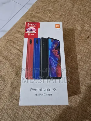 শাওমি রেডমি নোট ৭এস ৬৪ জিবি ব্ল্যাক