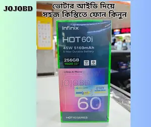 New Infinix Hot 60i 256 GB Black