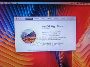 Laptop Apple MacBook 2012 8GB Intel Core I5 SSD 256GB