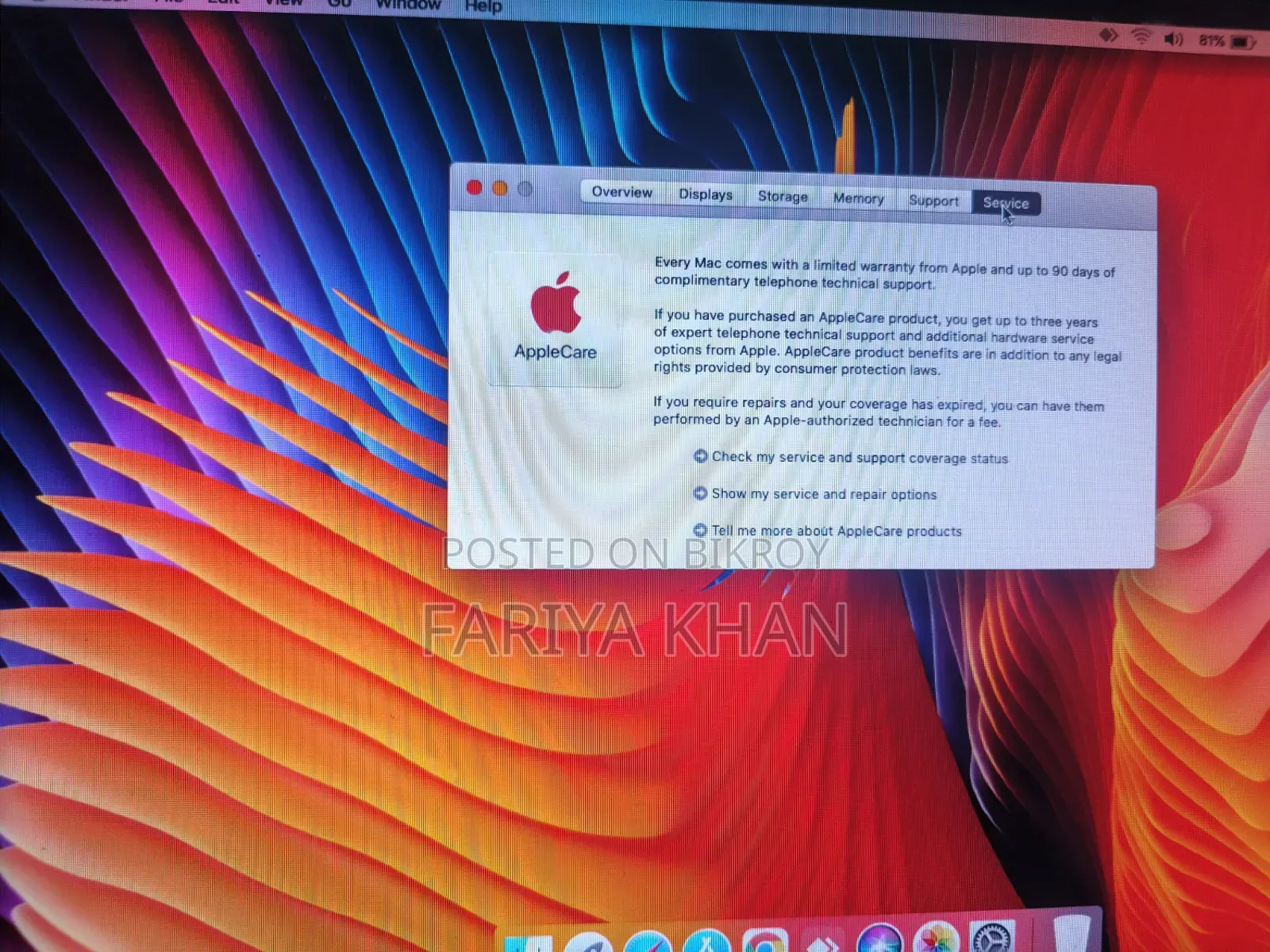 Laptop Apple MacBook 2012 8GB Intel Core I5 SSD 256GB