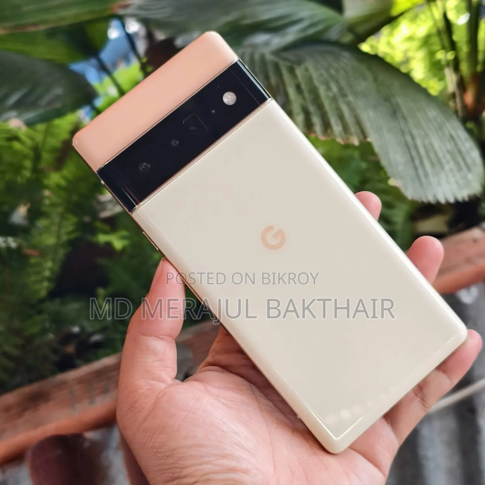 গুগল পিক্সেল ৬ প্রো ১২৮ জিবি গোল্ড