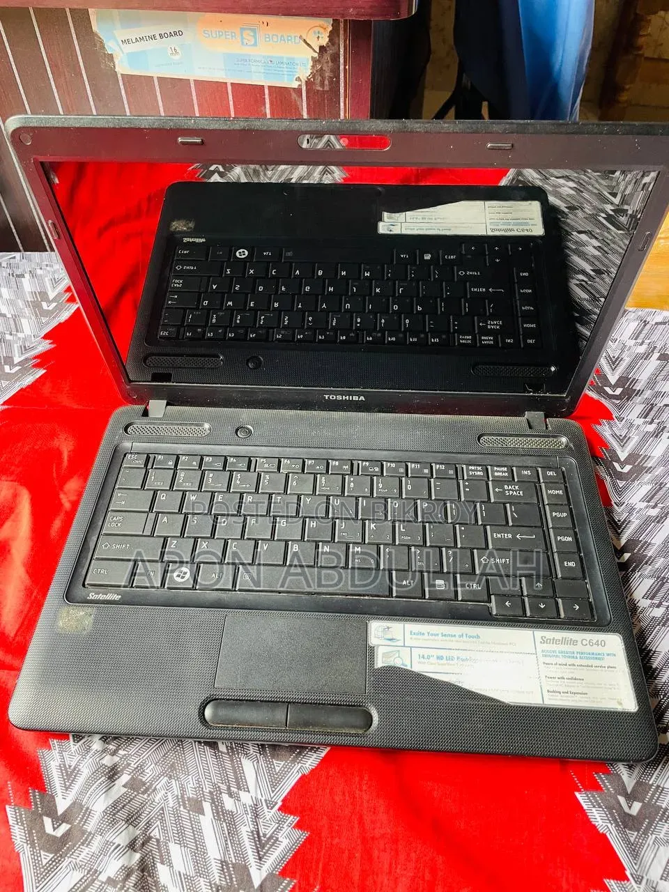 Laptop Toshiba Satellite C640 4GB Intel Core i5 HDD 256GB
