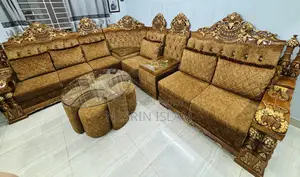 Shegun Wood Sofa