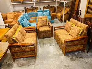 ৫ সিটার কাঠের সোফা সেট