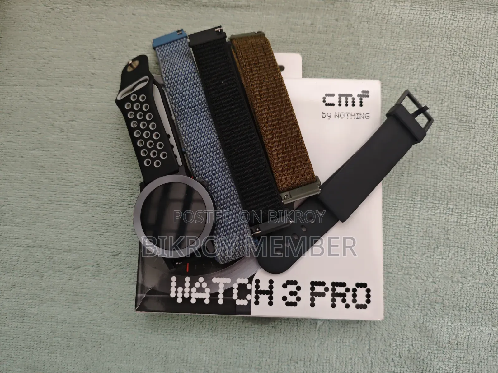Nothing CMF Watch 3 Pro ফুলবক্স (+ অতিরিক্ত ৫টি স্ট্র্যাপ)