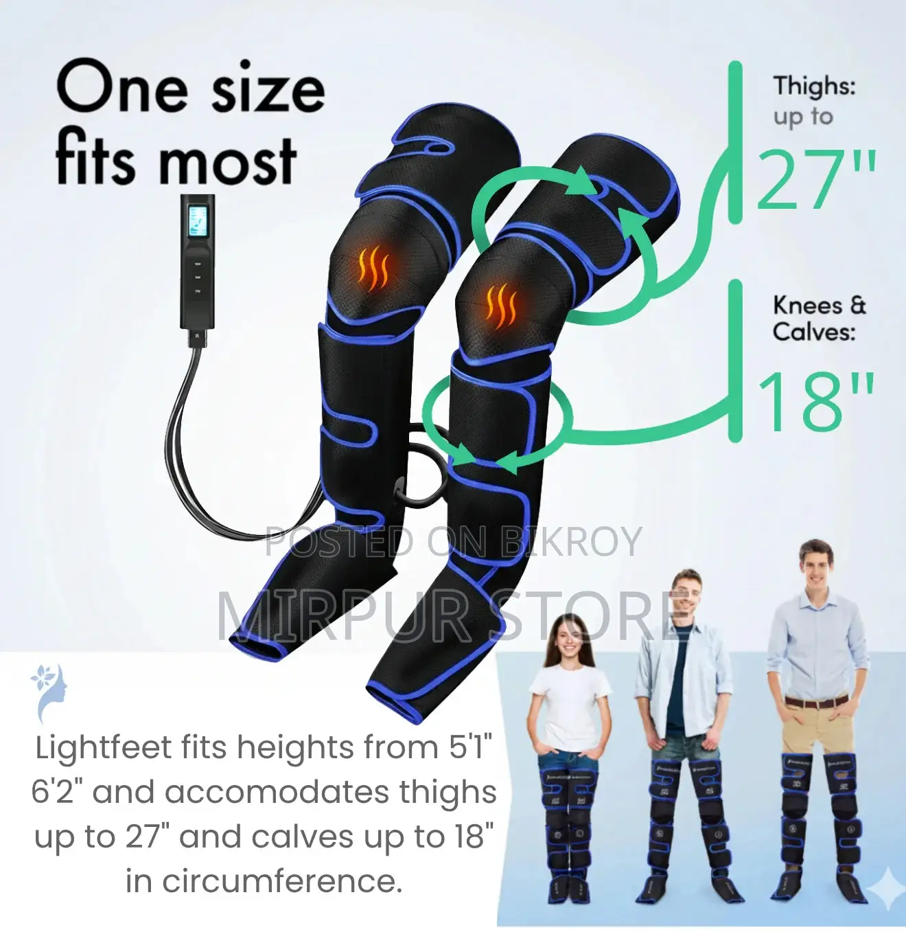Full Leg Massager With Air Compression