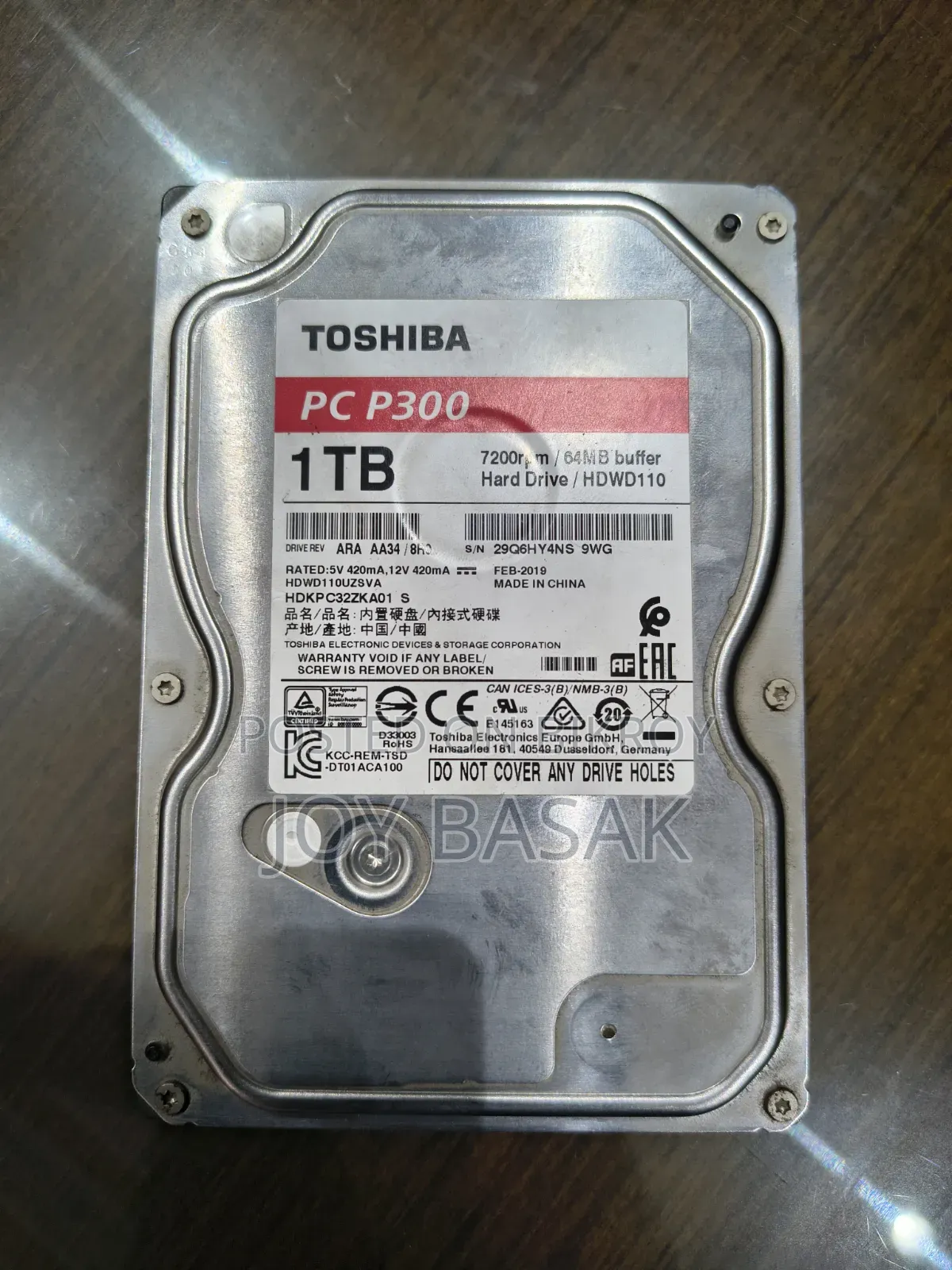 Toshiba 1tb Hard Disk