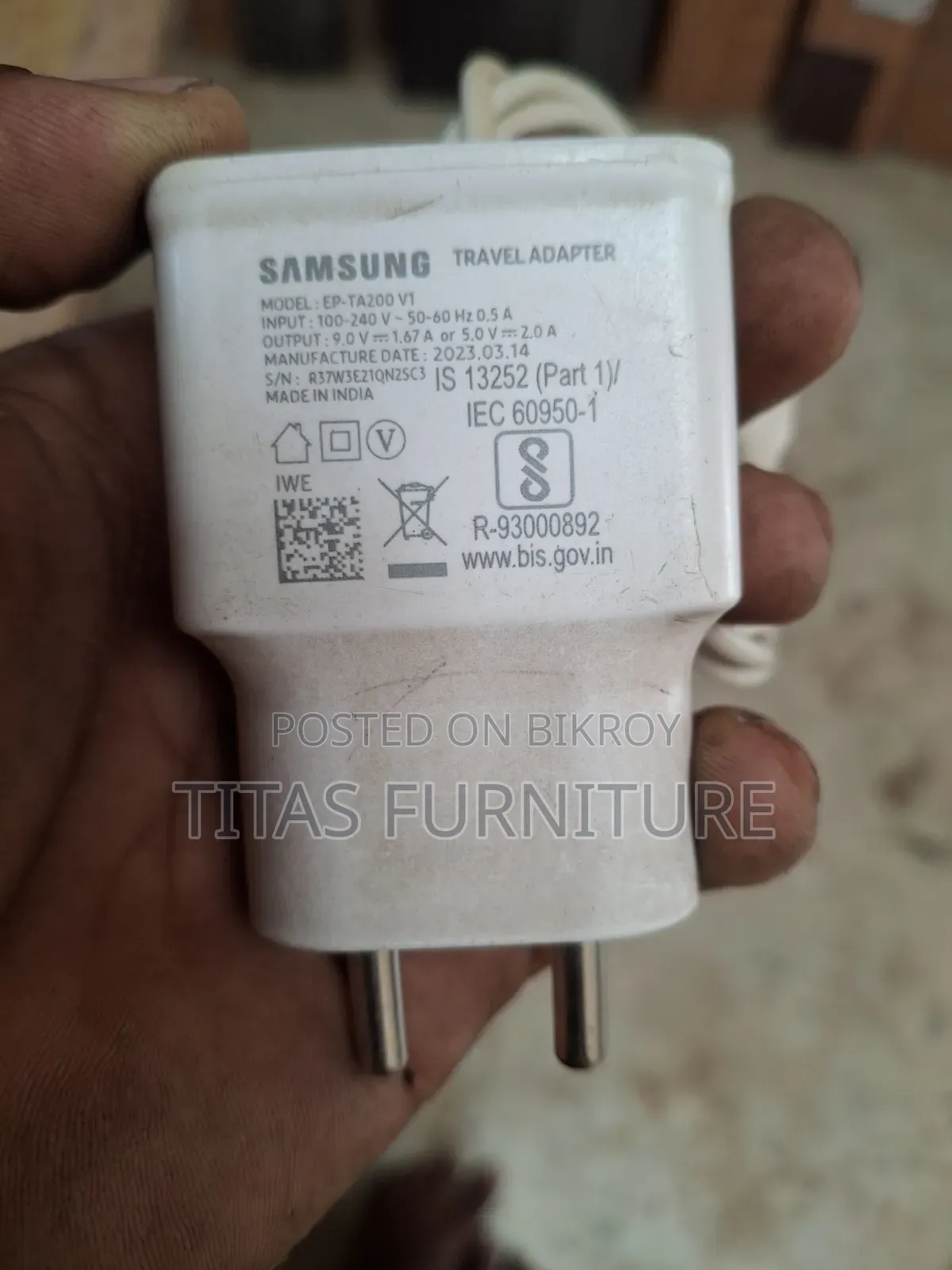 For Sale: Original Samsung 15W Fast Charger