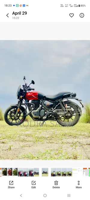 Royal Enfield Hunter 350 2025 Red