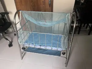 বেবি দোলনা / Baby Cradle Steel With Mosquito Net