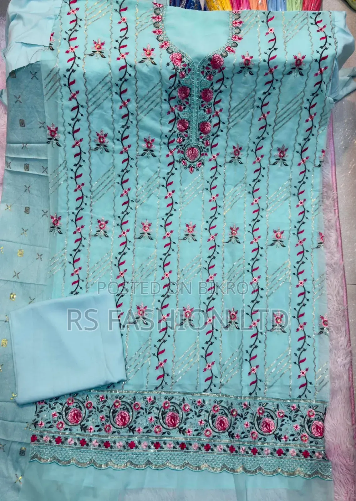 Premium Sequence Georgette Three Piece