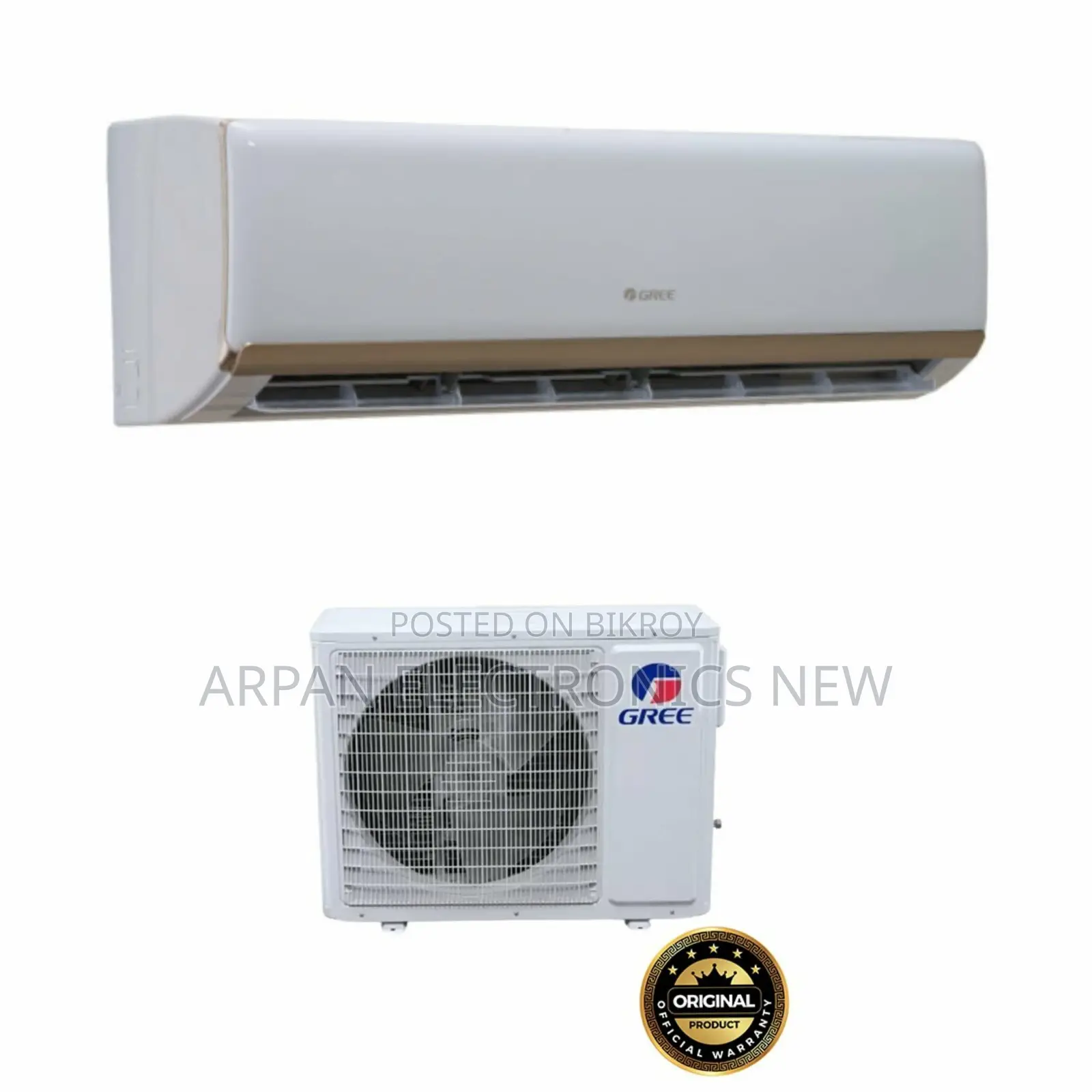 Gree Energy Saving Air Conditioner 1.5 Ton With 5 Years Warranty