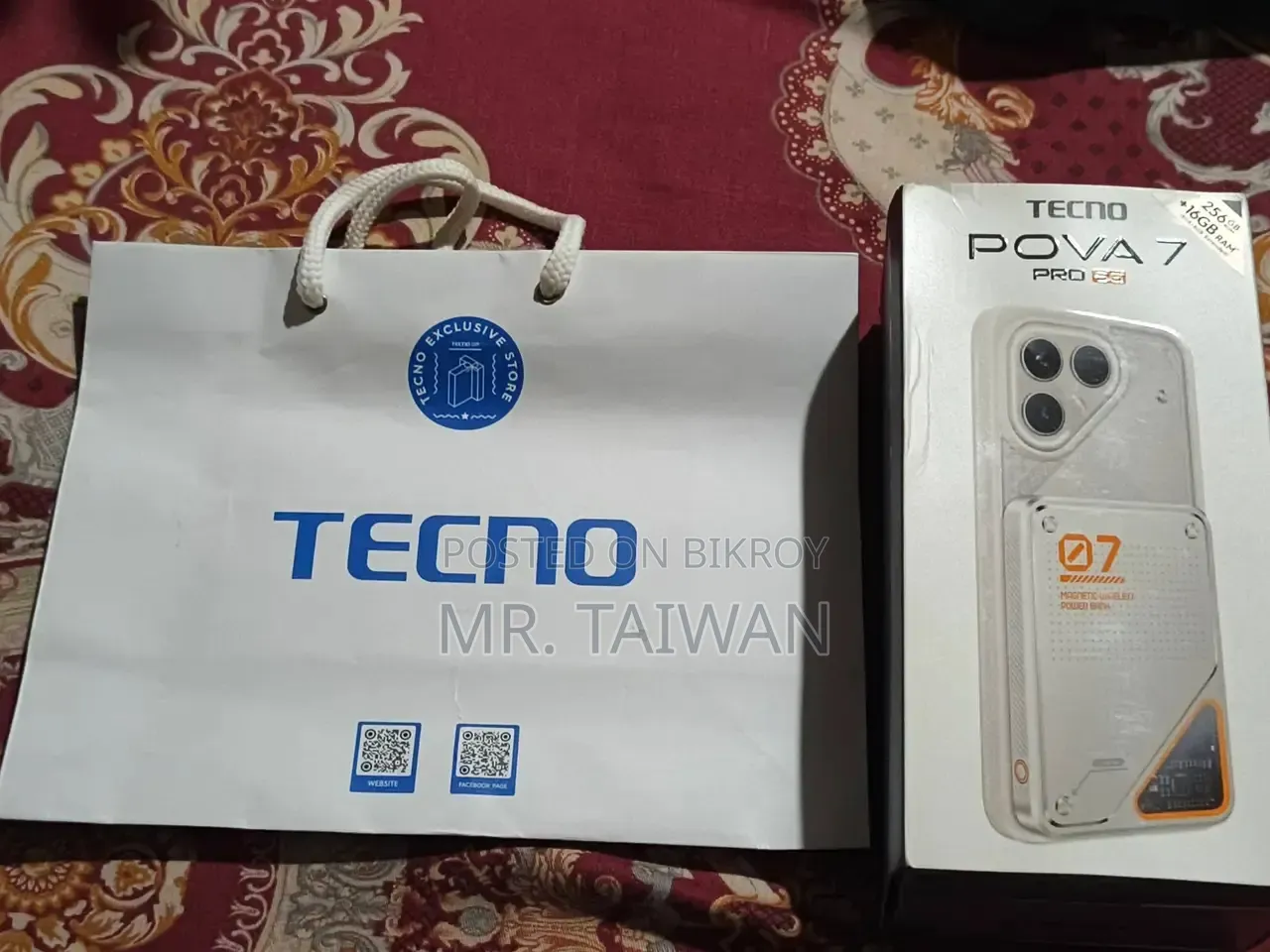 Tecno Pova 7 Pro 5G 256 GB White