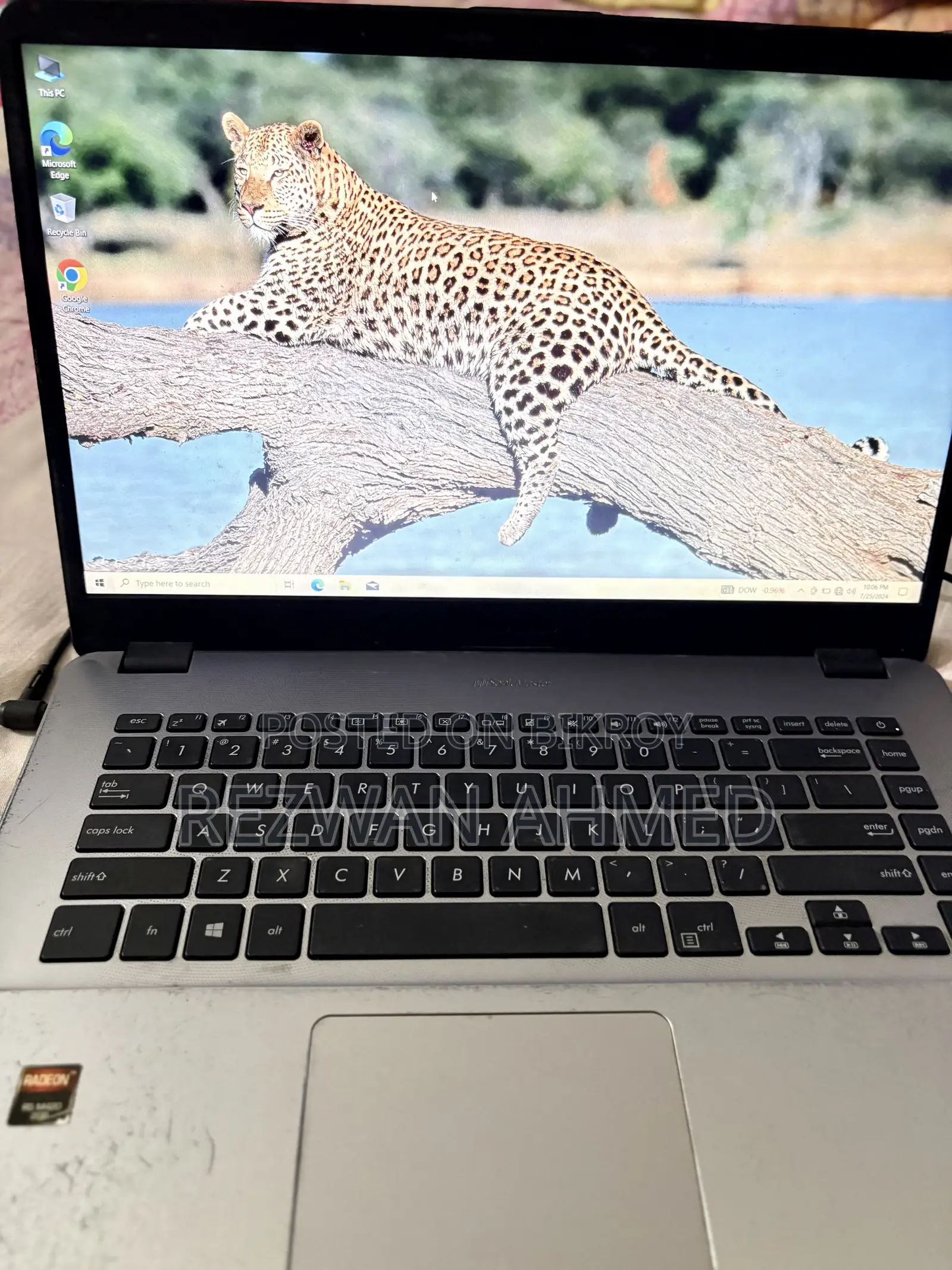 Laptop Asus VivoBook 15 X505BA 4GB AMD A6 SSD 128GB