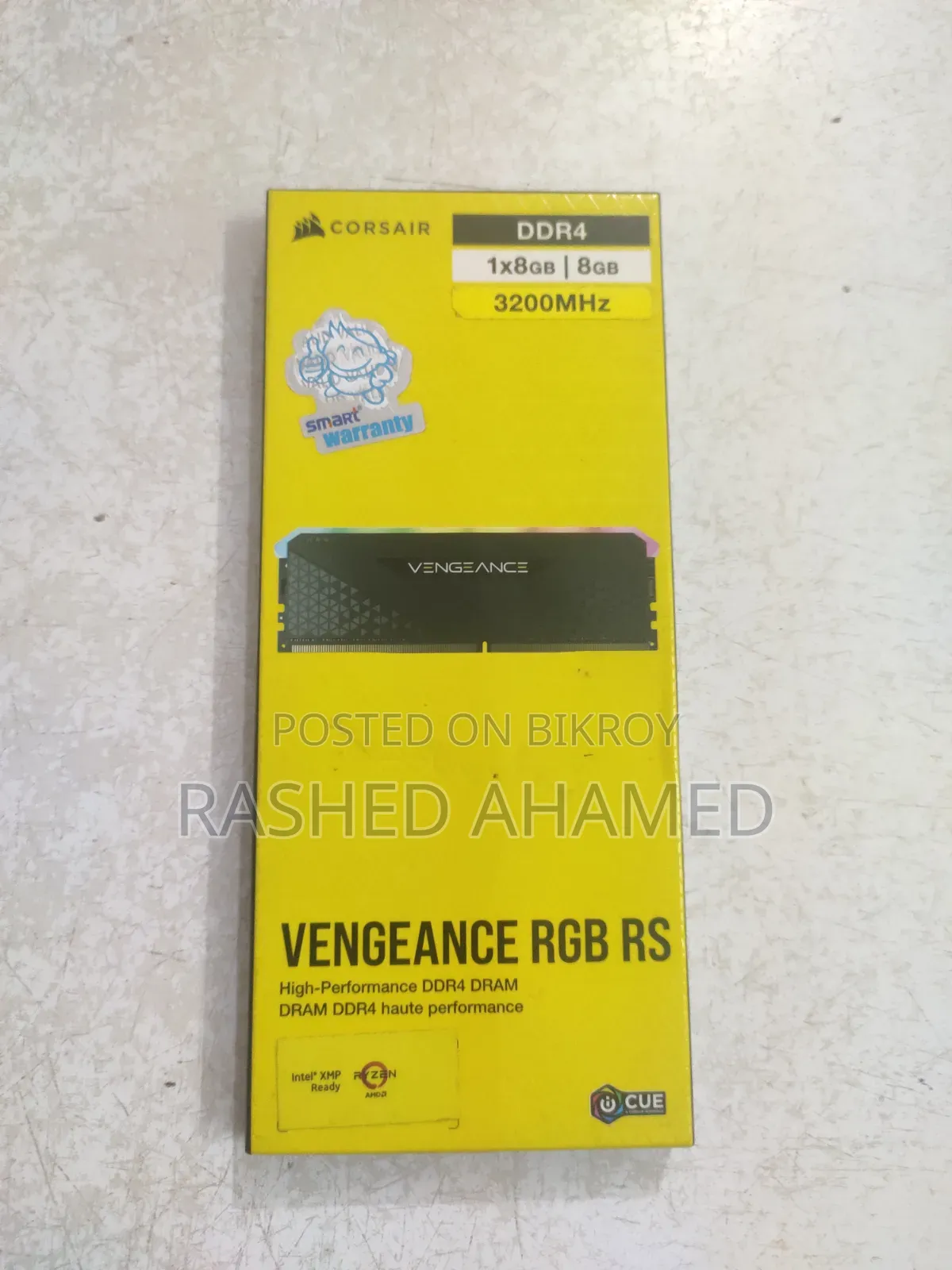 Corsair Vengeance RGB Rs 8gb Ddr4 3200mhz Ram
