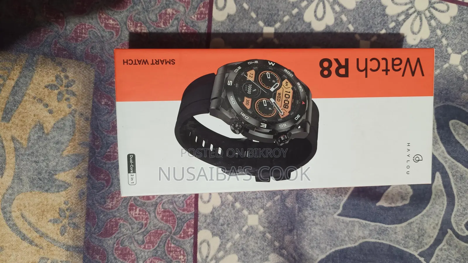 Used Haylou Smart Watch + Satainless Steel Strip