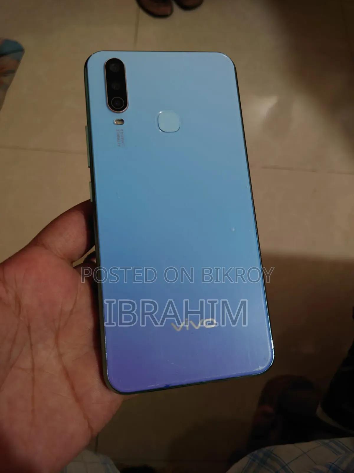 Vivo Y17 256 GB Blue