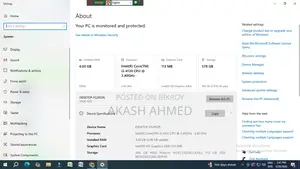 Desktop Computer 4GB Intel Core I3 SSD 512GB