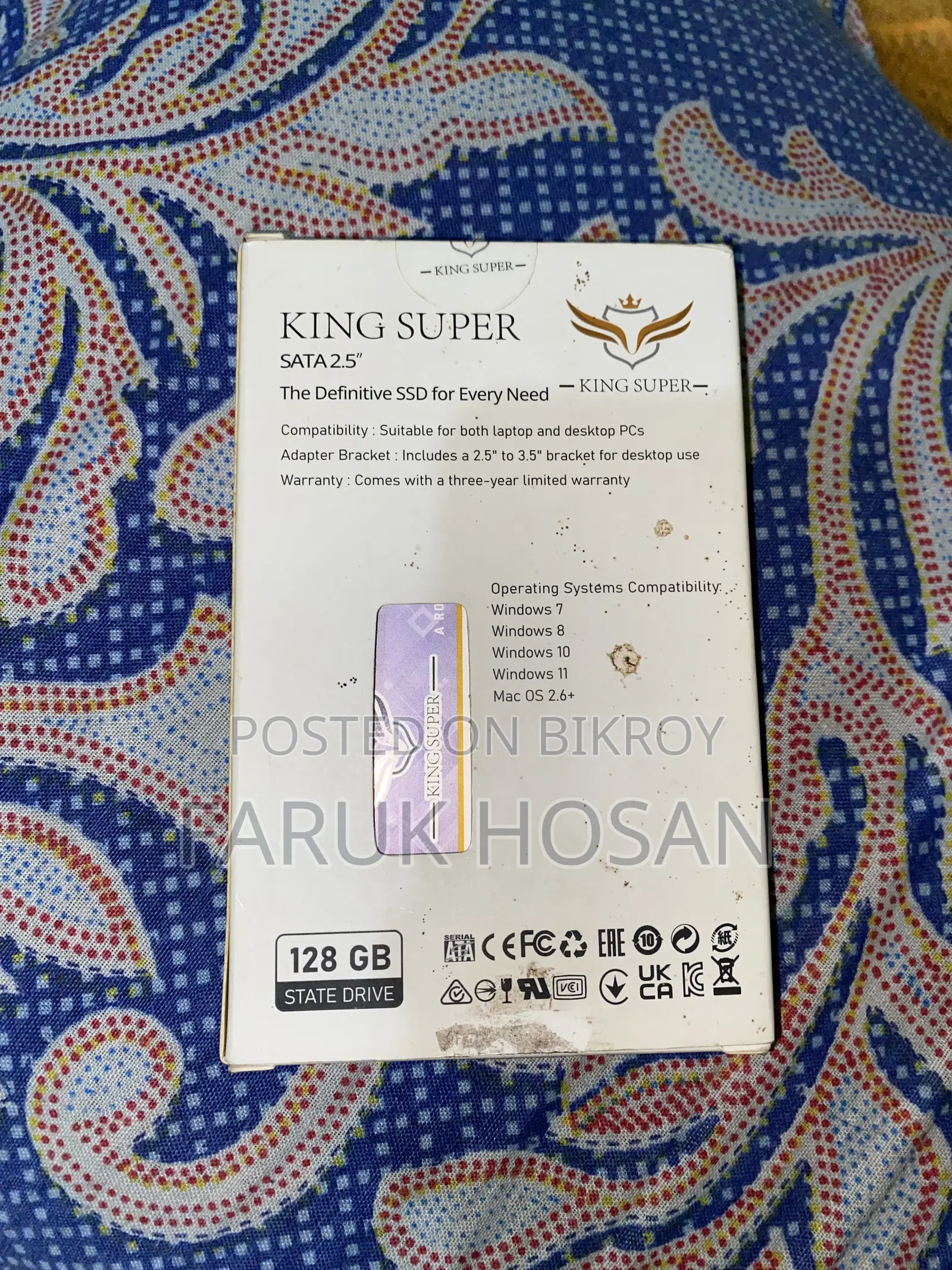 King Super 128 Gb Ssd চাইলে নিতে পারেন