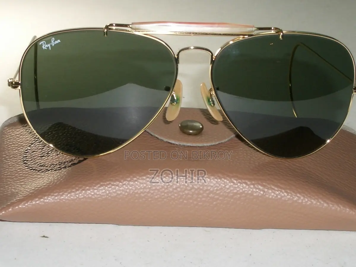 Vintage 1980s USA B&L Ray-Ban L0216 G15 Wraparound Outdoorsman Aviator Sunglasses