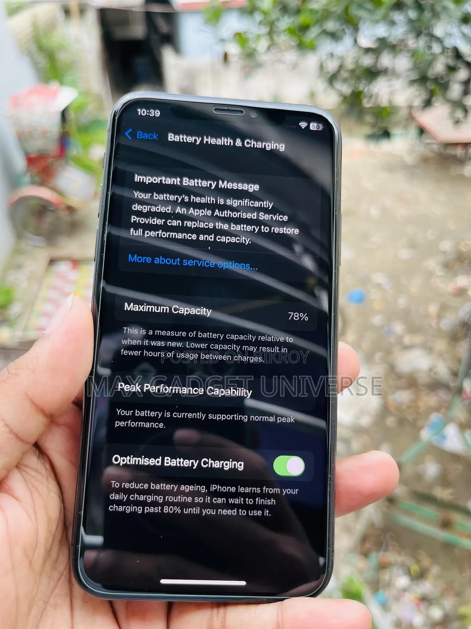 Apple iPhone X 64 GB Black