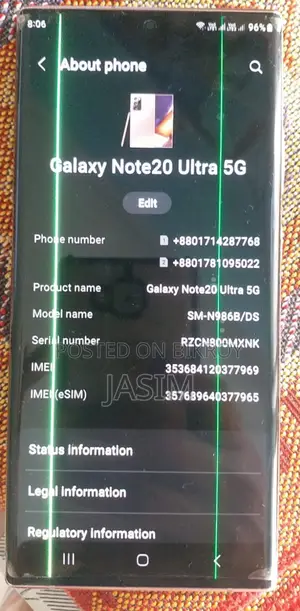 Samsung Galaxy Note 20 Ultra 256 GB Gold