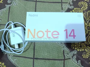 নতুন শাওমি রেডমি নোট ১৪ ৫জি ২৫৬ জিবি কালো