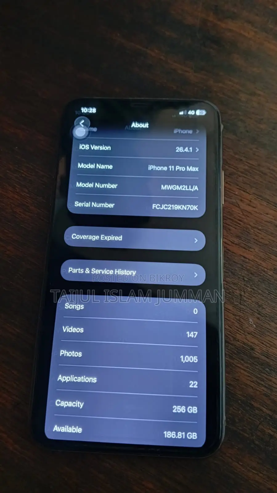 Apple iPhone 11 Pro Max 256 GB Gold