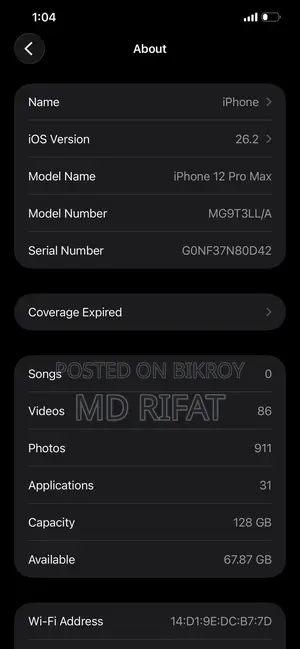 Apple iPhone 12 Pro Max 128 GB Blue