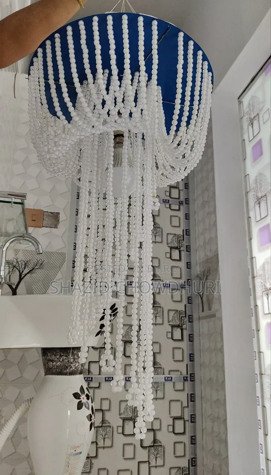 Chandelier (Jharbati) With A+ Grade Diamond Stone