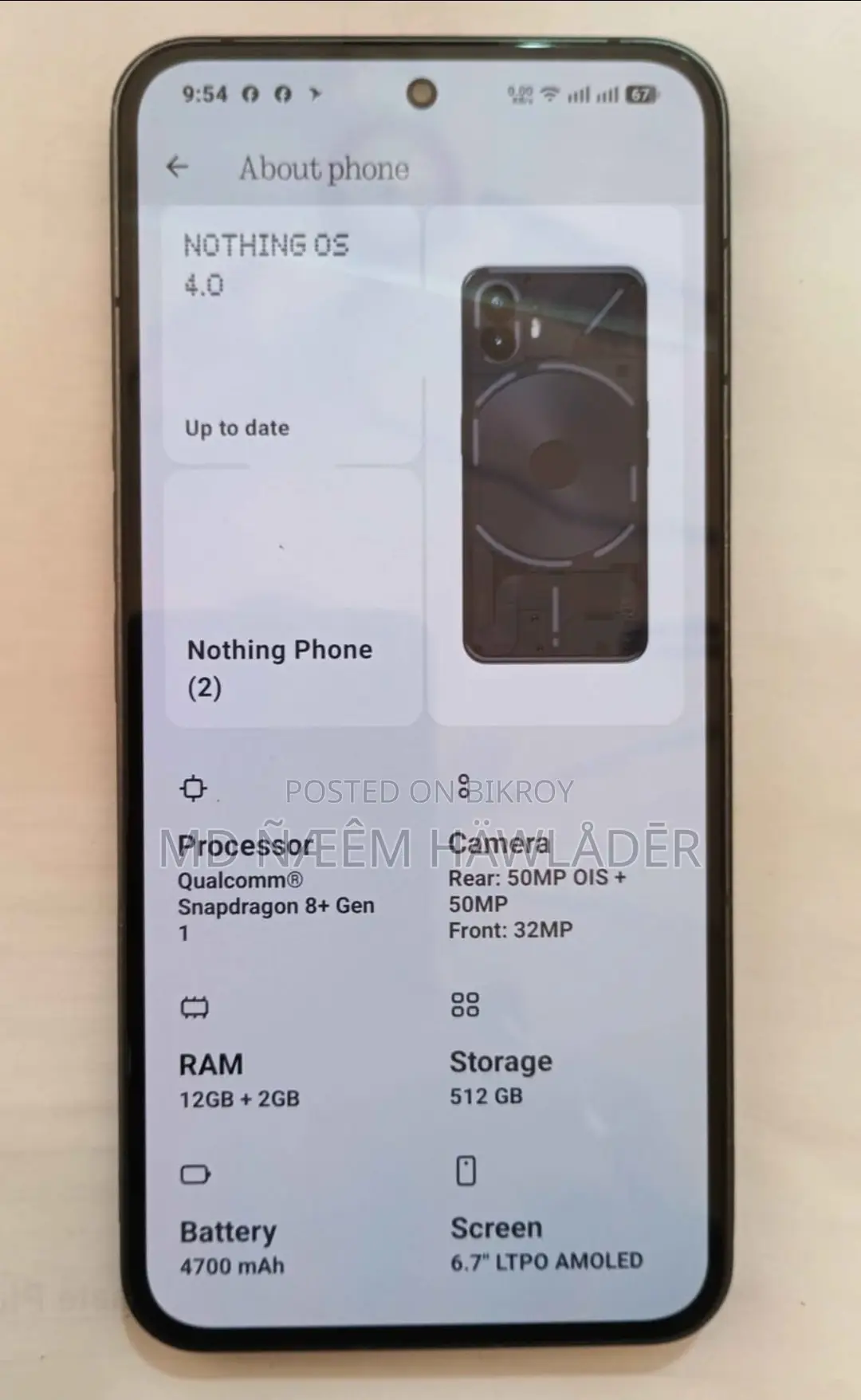 Nothing Phone 2 512 GB Black