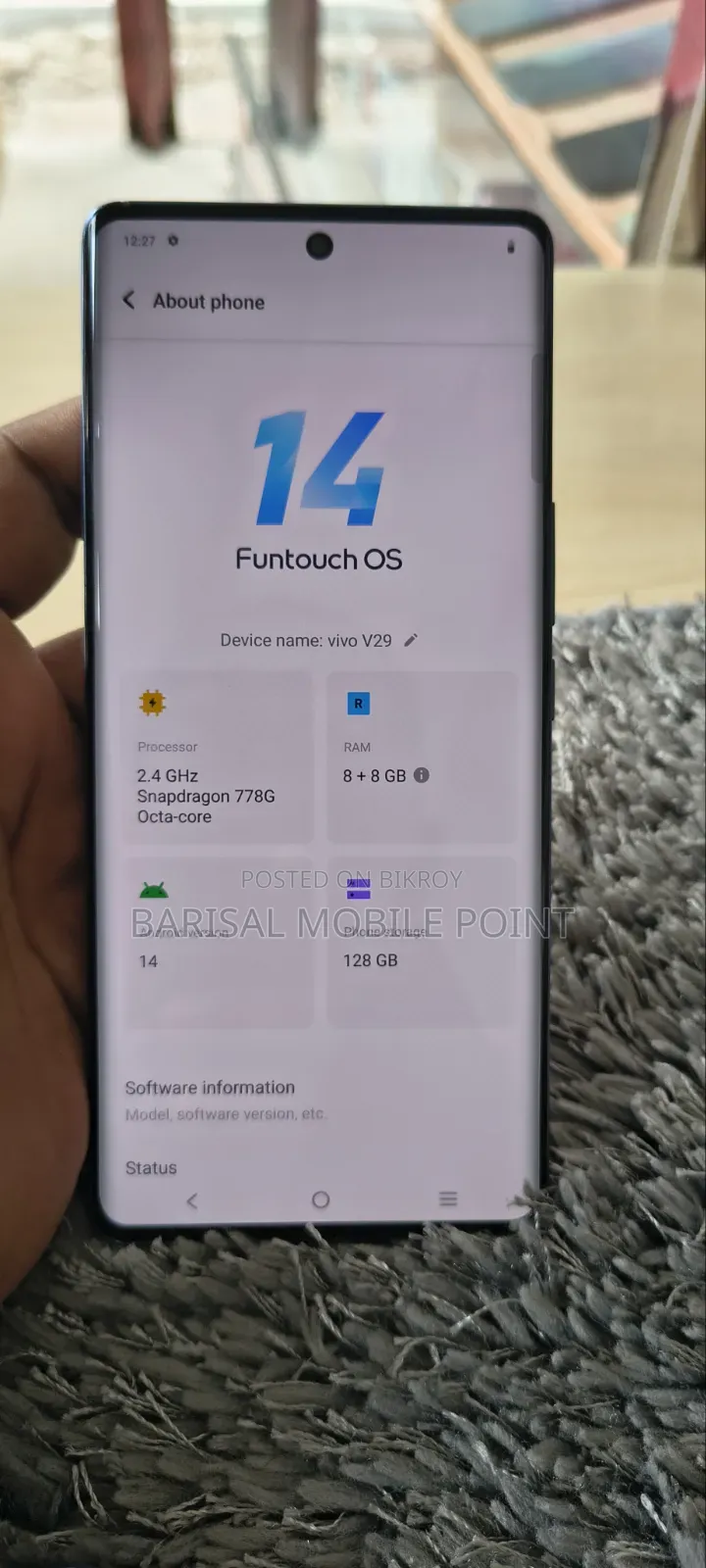 Vivo V29 5G 128 GB White