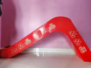 Kids Outdoor Playground Equipment - Red Slide With Stairs