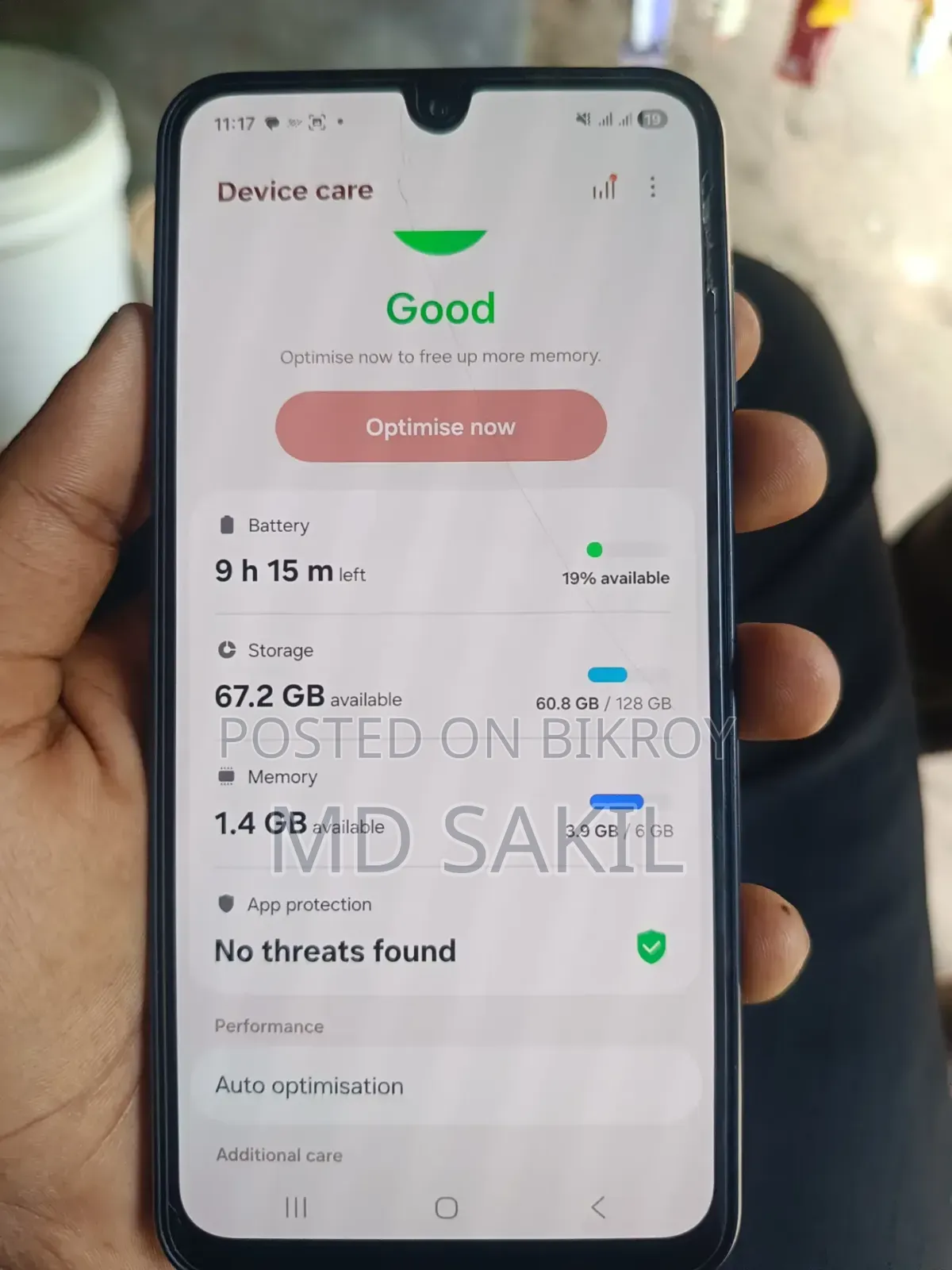 Samsung Galaxy A16 5G 128 GB Gray