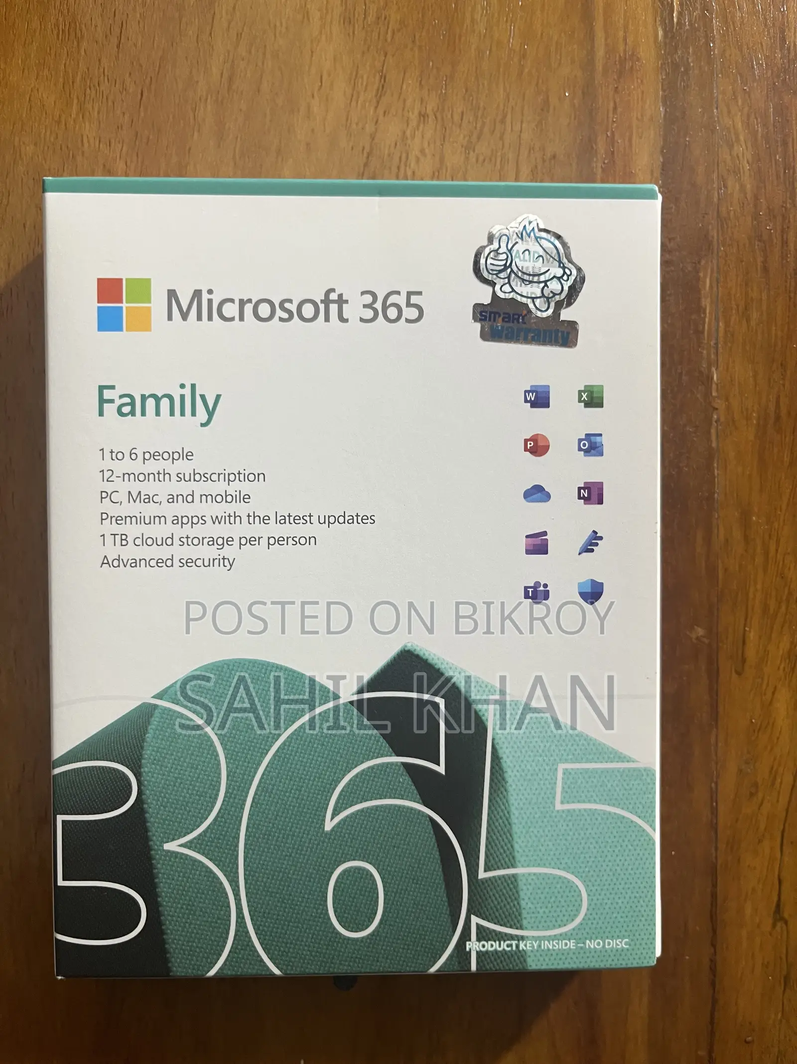 Microsoft 365 Family (1 Year Subscription/ Up to 6 People)