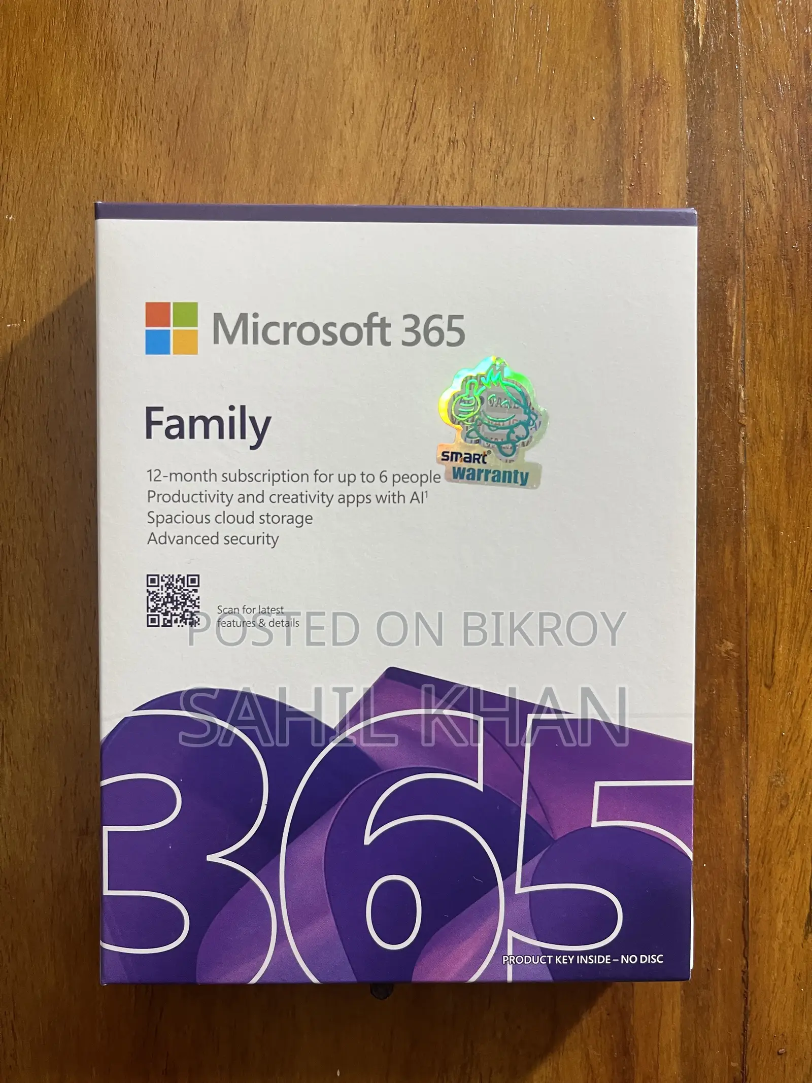 Microsoft 365 Family (1 Year Subscription/ Up to 6 People)