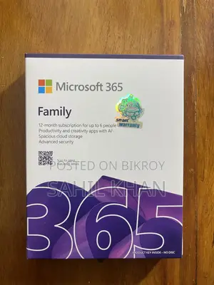 Microsoft 365 Family (১ বছরের সাবস্ক্রিপশন/ ৬ জন পর্যন্ত)