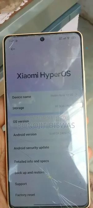 Xiaomi Redmi Note 13 256 GB Gold