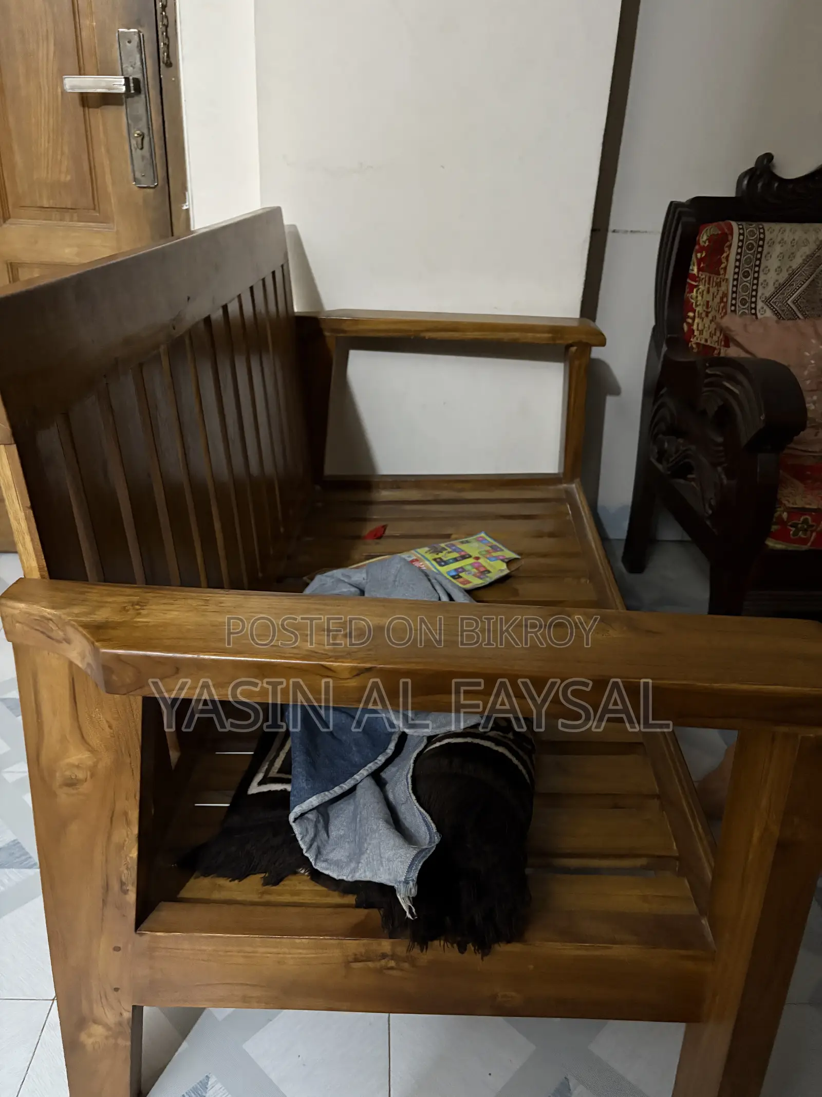 Sofa Set (2+1), Centre Table, Almirah, Dining Set (Table+6 Chairs)