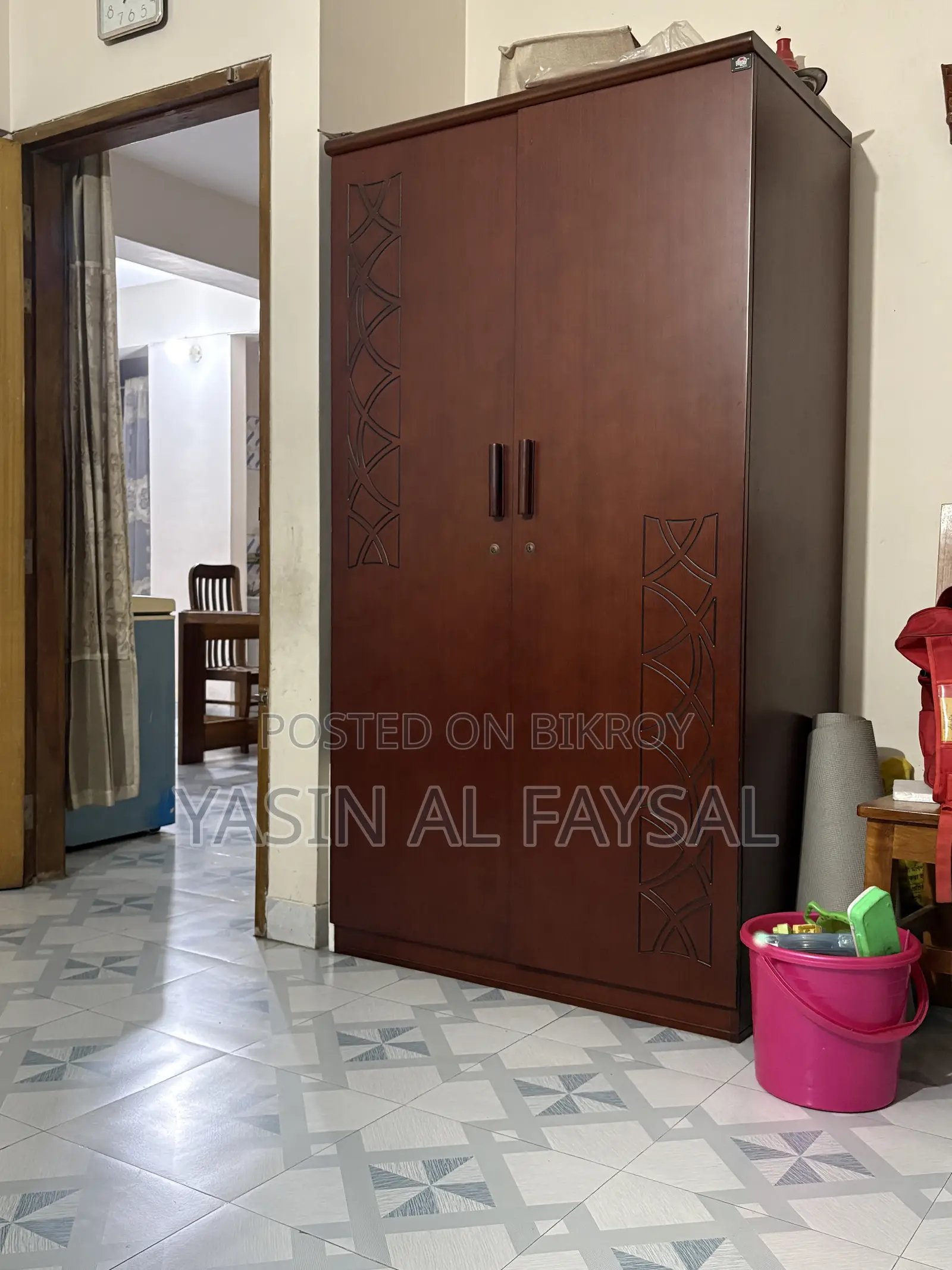 Sofa Set (2+1), Centre Table, Almirah, Dining Set (Table+6 Chairs)