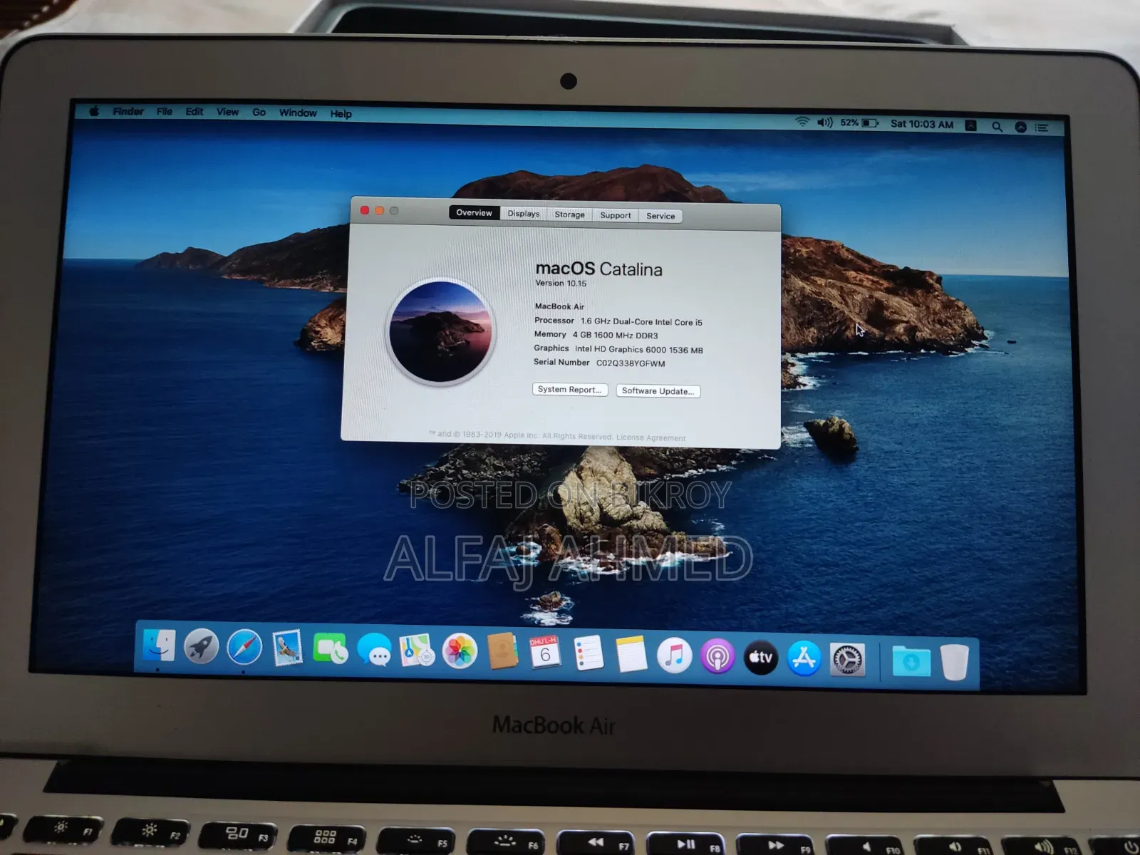 Laptop Apple MacBook 2015 4GB Intel Core I5 SSD 128GB