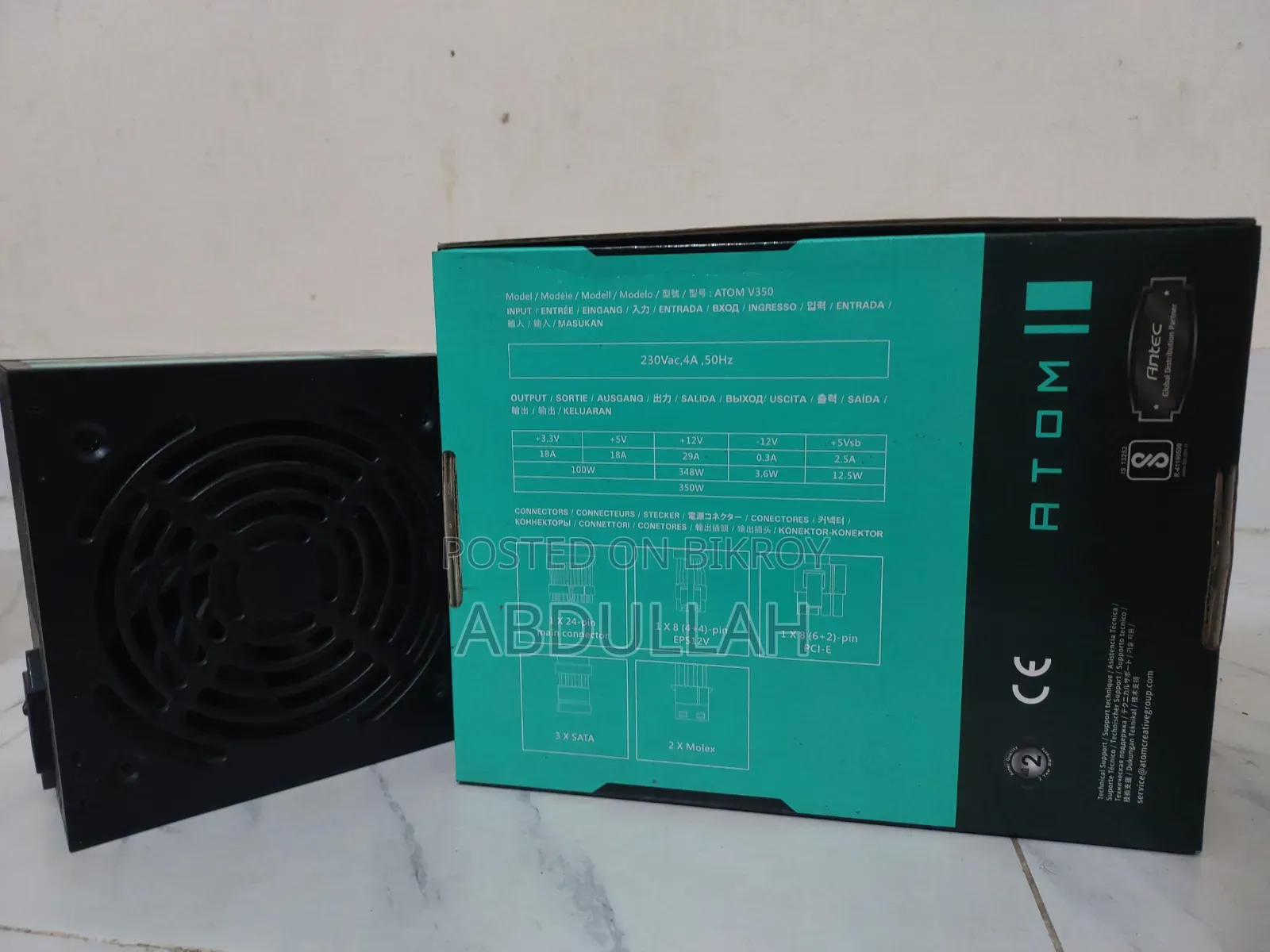 Antec Atom 350w Power Supply