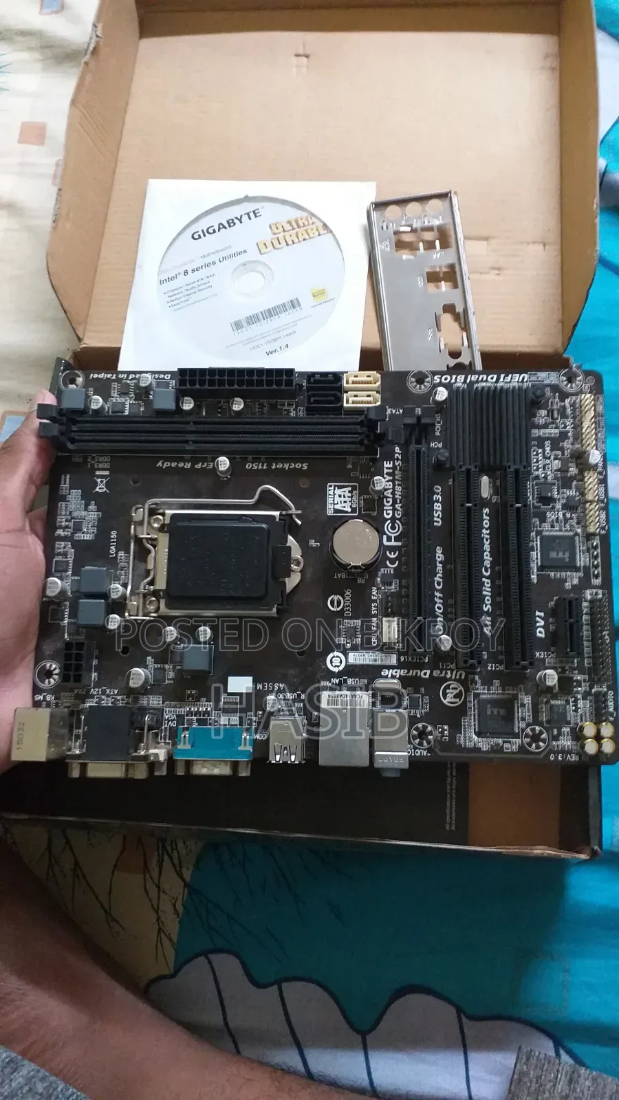 Gigabyte H81 Ds-2 Motherboard! (New Condition but Used)