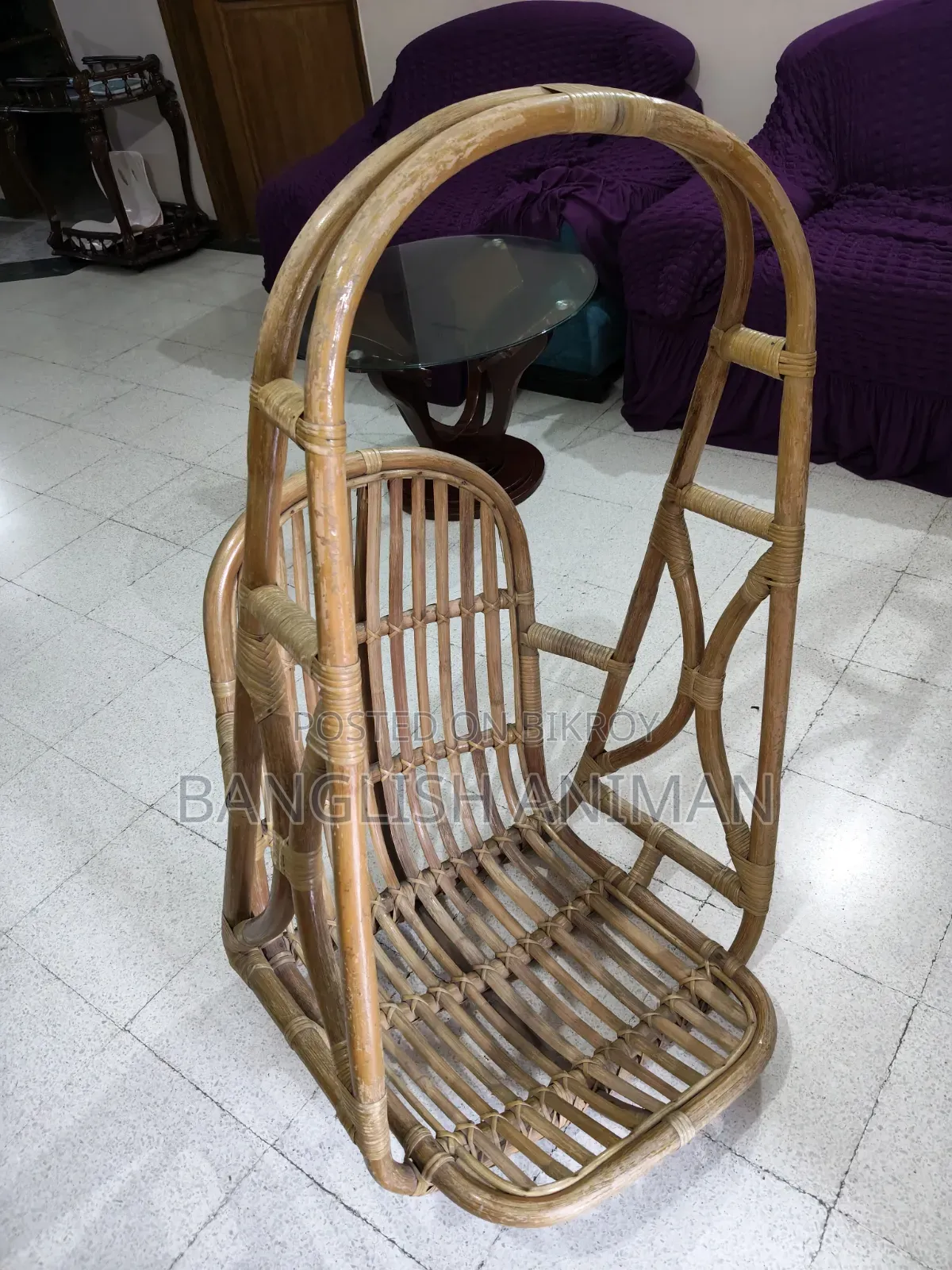 Wooden-bamboo Swing (Hand Made)