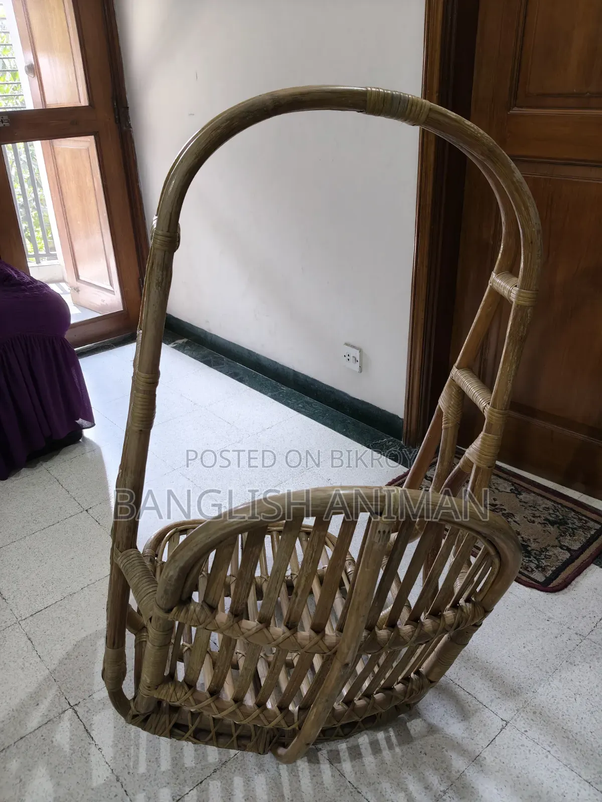 Wooden-bamboo Swing (Hand Made)